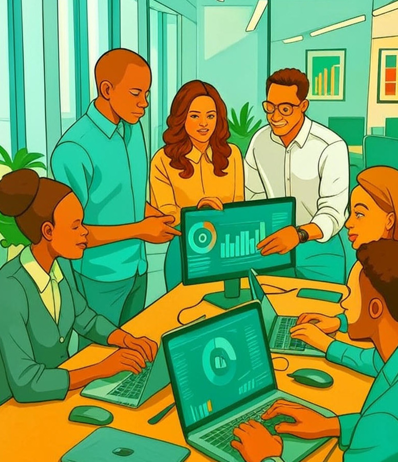 Modern contact center with AI